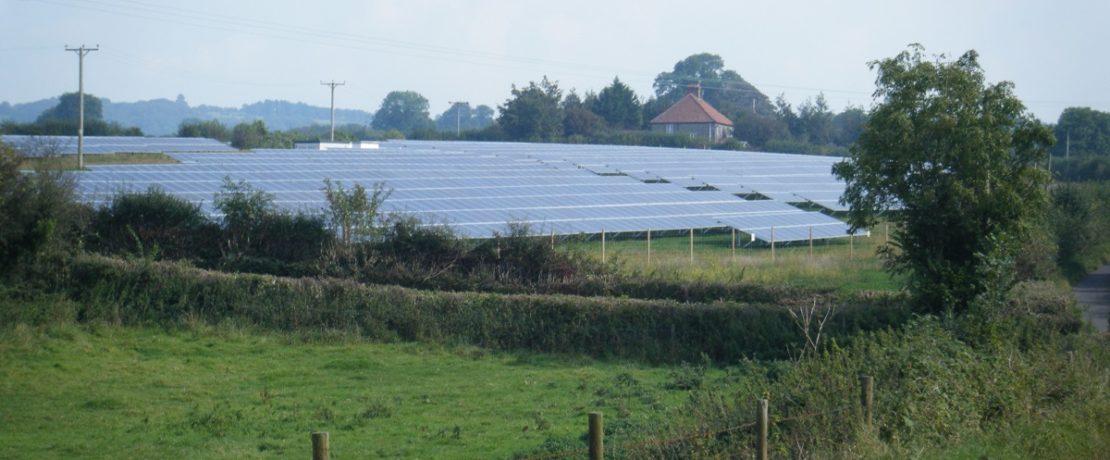 A solar farm