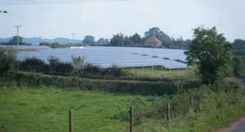 A solar farm