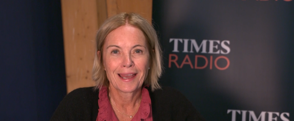 Mariella Frostrup delivers a video message