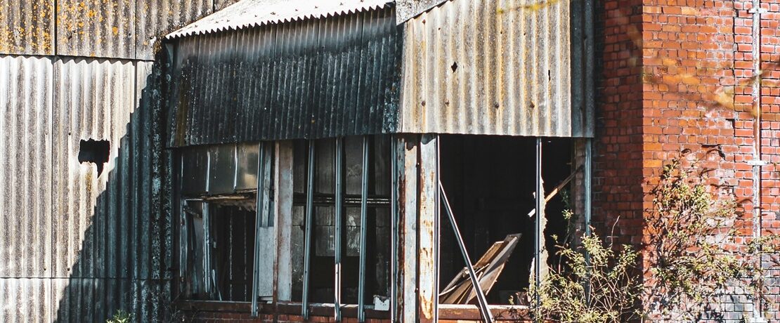 derelict building