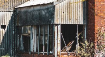 derelict building