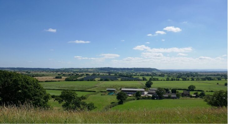 view of countryside in summer