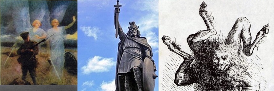 3 pictures of myths & legends